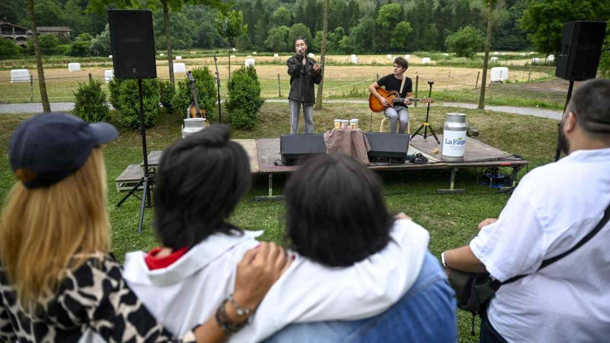La fiesta del helado. La Fageda