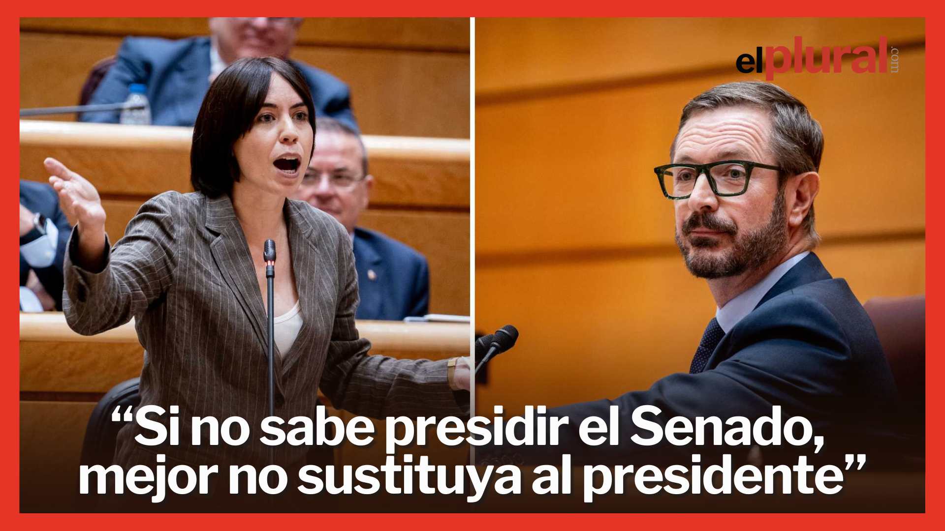 Diana Morant planta cara a Maroto en el Senado
