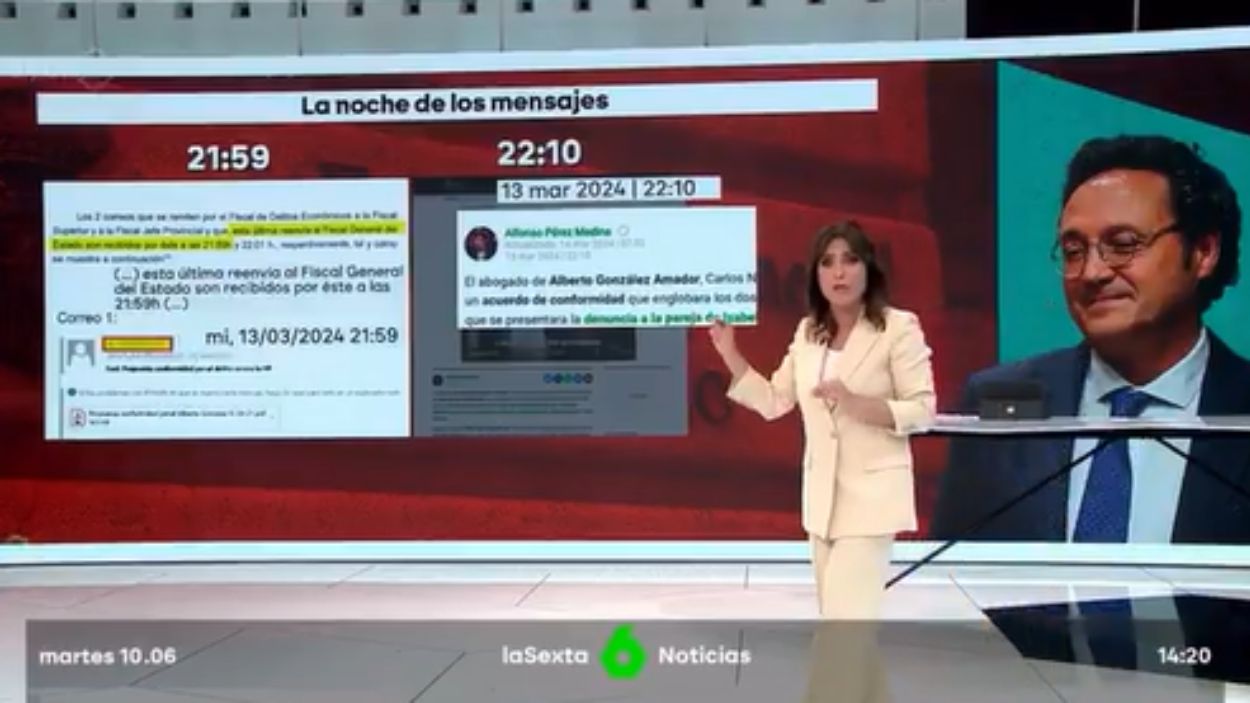 Helena Resano en 'laSexta Noticias'. Atresmedia