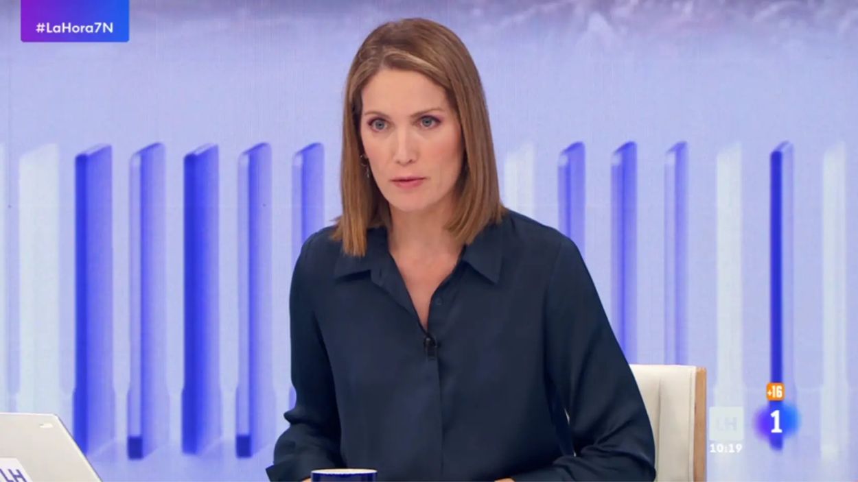 Silvia Intxaurrondo en 'La hora de La 1'. TVE 