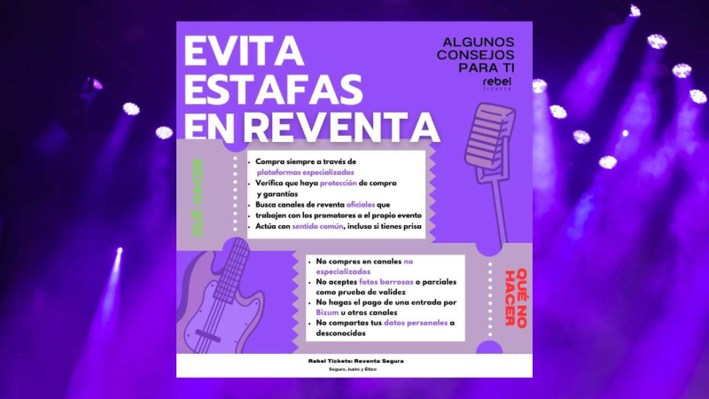 Evita estafas en reventa Evita estafas en reventa