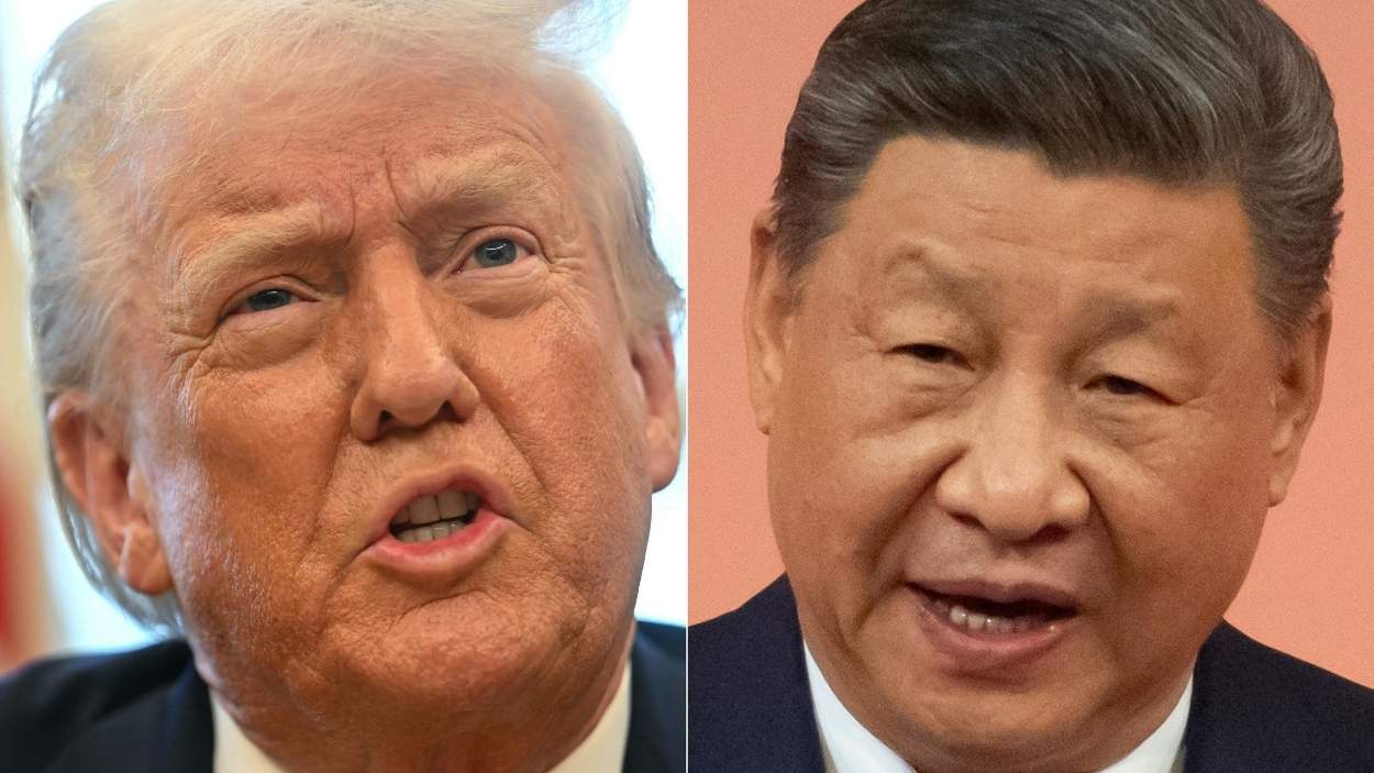 Donald Trump y Xi Jinping. EP