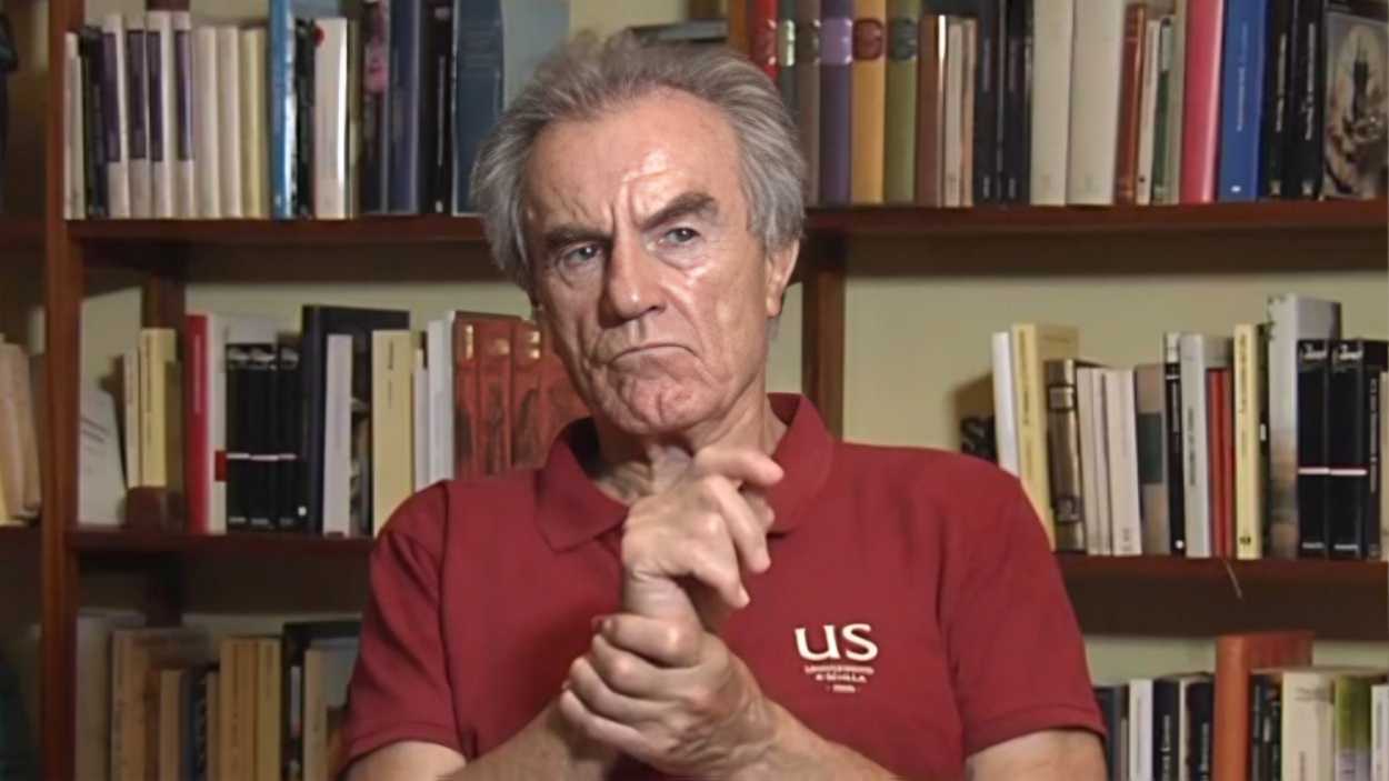 Javier Pérez Royo, en 'Malas lenguas'. RTVE