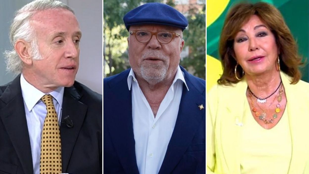 Inda, Villarejo y Ana Rosa.