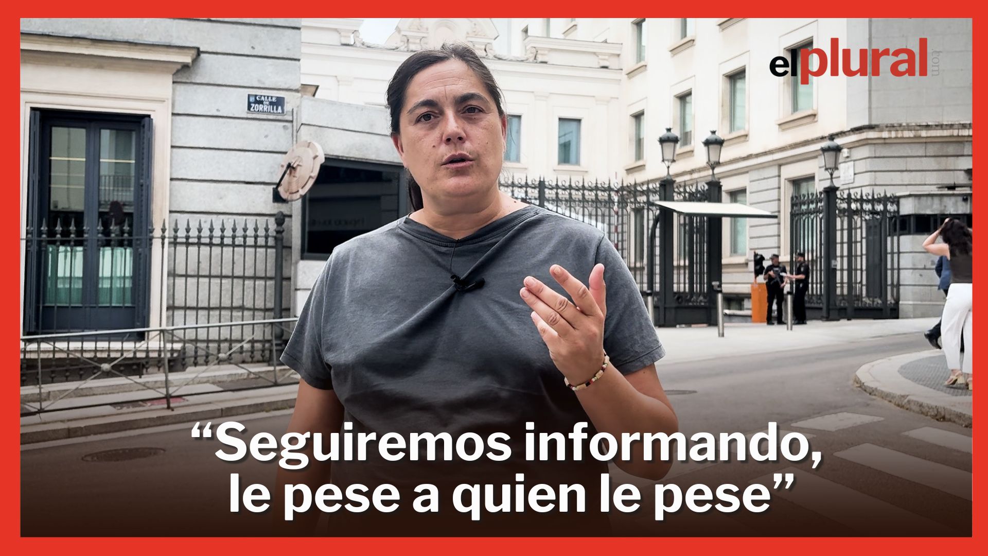 Loreto Ochando, periodista de ElPlural.com, tras ser imputada