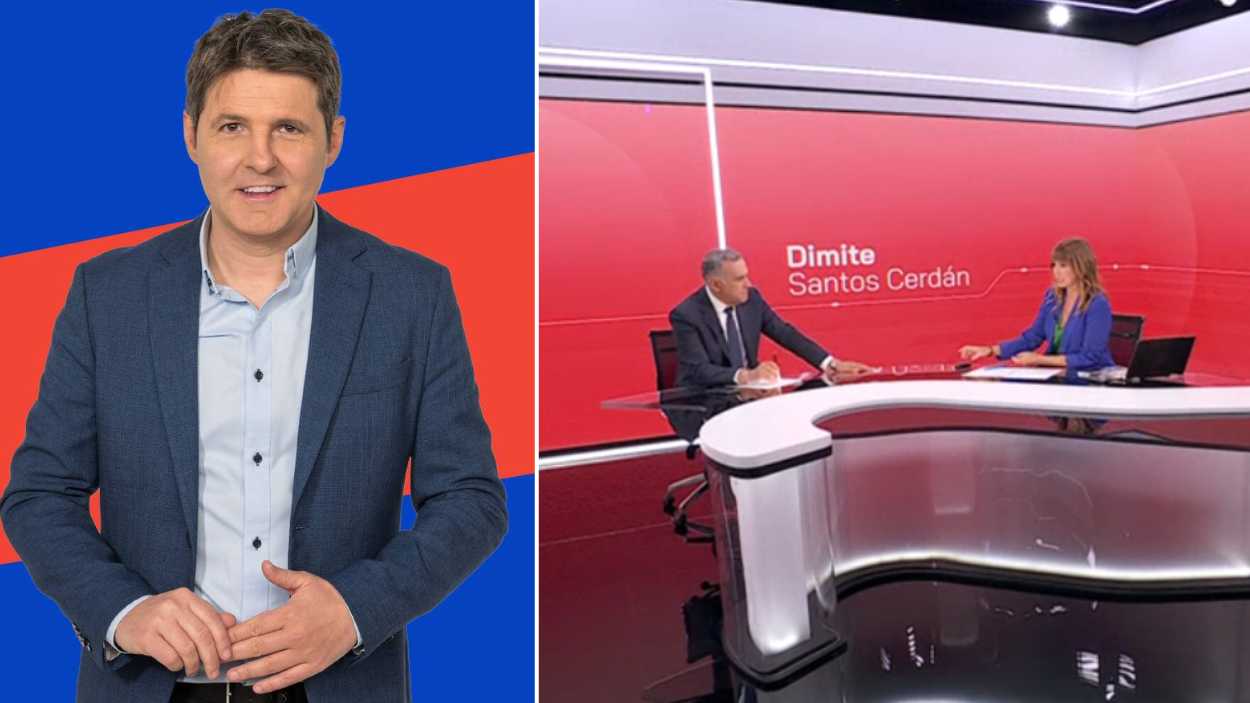 Jesús Cintora, Xabier Fortes y Alejandra Herranz. RTVE