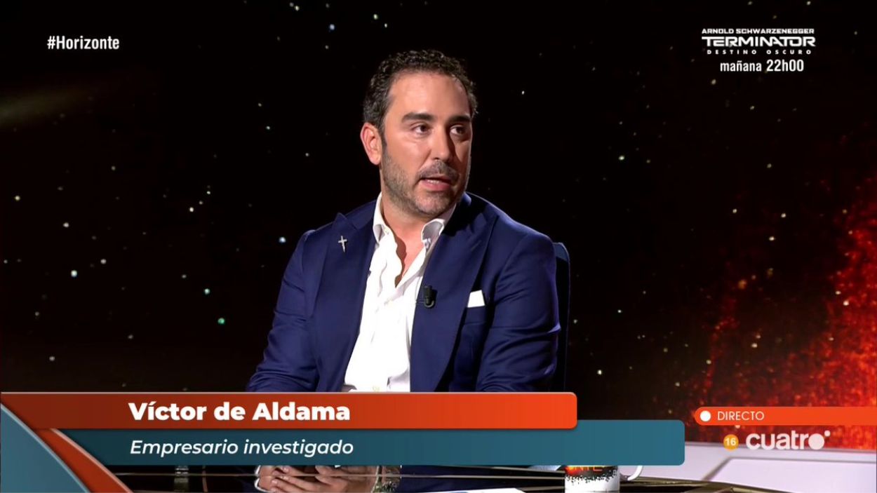 Víctor de Aldama en 'Horizonte'. Mediaset