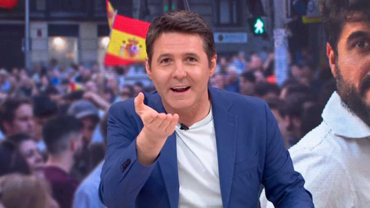 Jesús Cintora se pronuncia sobre la asistencia de Alvise Pérez a la manifestación de Ferraz. RTVE