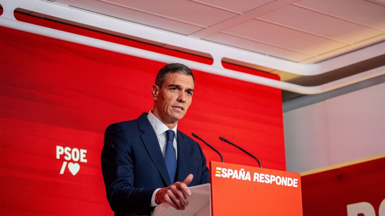 El presidente del Gobierno y Secretario General del PSOE, Pedro Sánchez. EP.