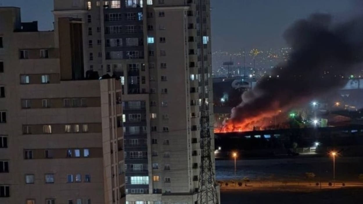 Bombardeo israelí en Teherán. EP.
