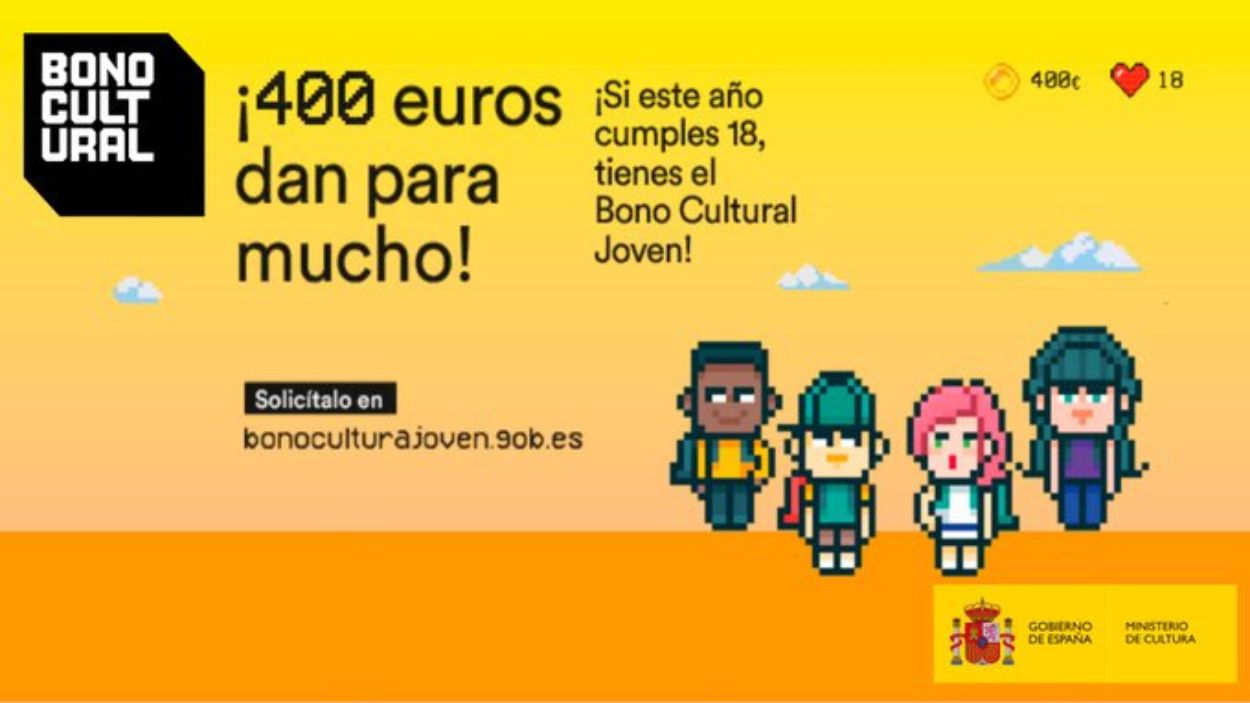 Consigue tu Bono Cultural Joven 2025. Ministerio de Cultura.