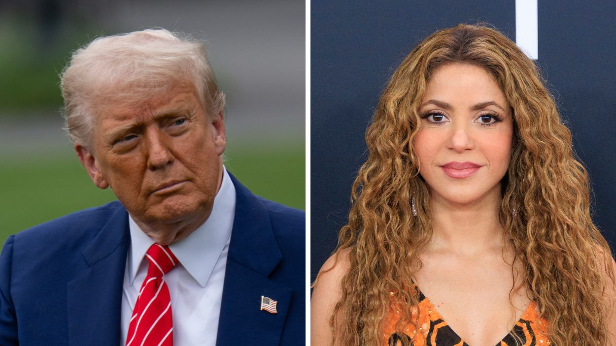 Donald Trump y  Shakira. EP