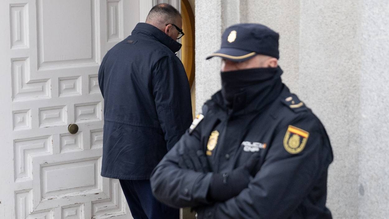 El ex asesor del ex ministro José Luis Ábalos, Koldo García, llega al Tribunal Supremo para declarar. EP/Archivo.