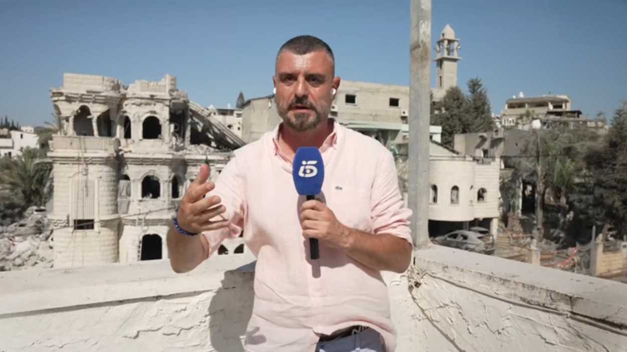 Marcos Méndez, corresponsal de Telecinco en Israel. Mediaset España