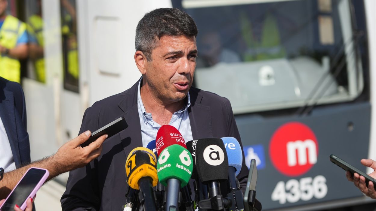 Carlos Mazón durante su visita a Torrent. EP.