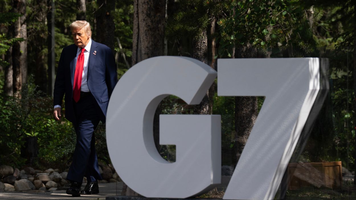 Trump en el G7 en Canadá. EP