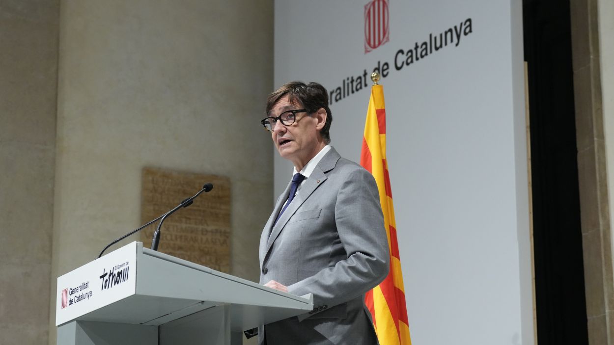 El president de la Generalitat de Catalunya, Salvador Illa. EP.