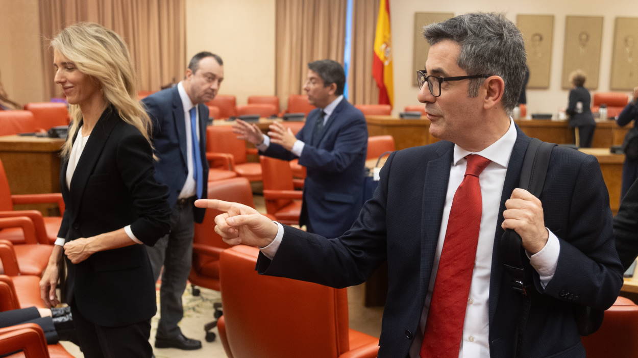 Félix Bolaños recuerda las palabras de Cayetana Álvarez de Toledo para defender a Rodrigo Rato. EP.