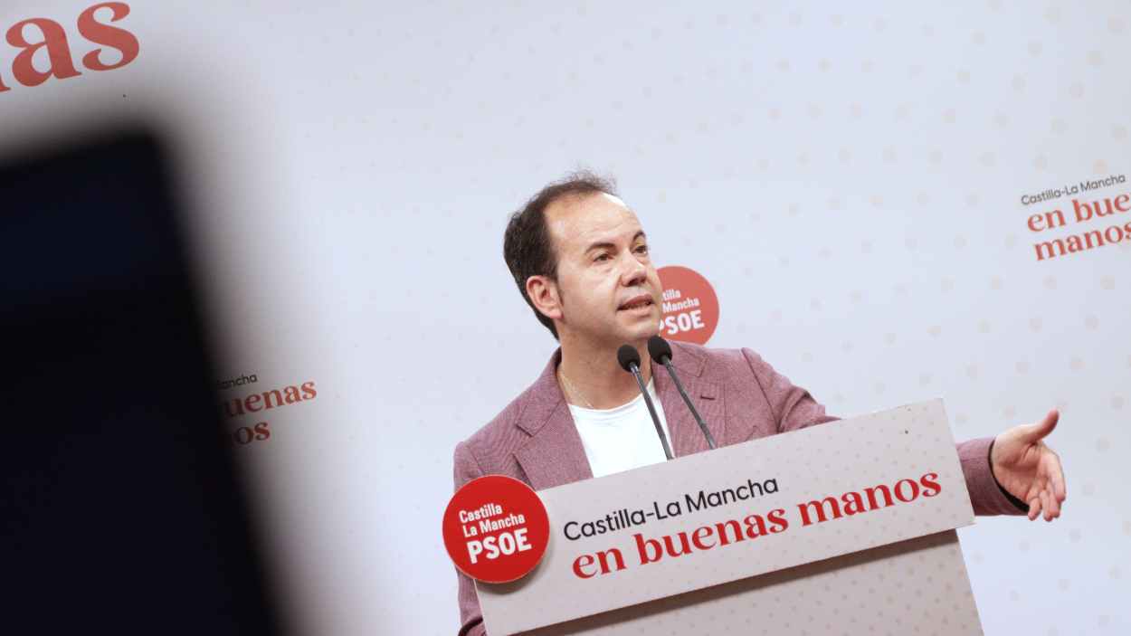 El secretario regional de Formación del PSOE de Castilla-La Mancha, Sergio García-Navas. PSOE.