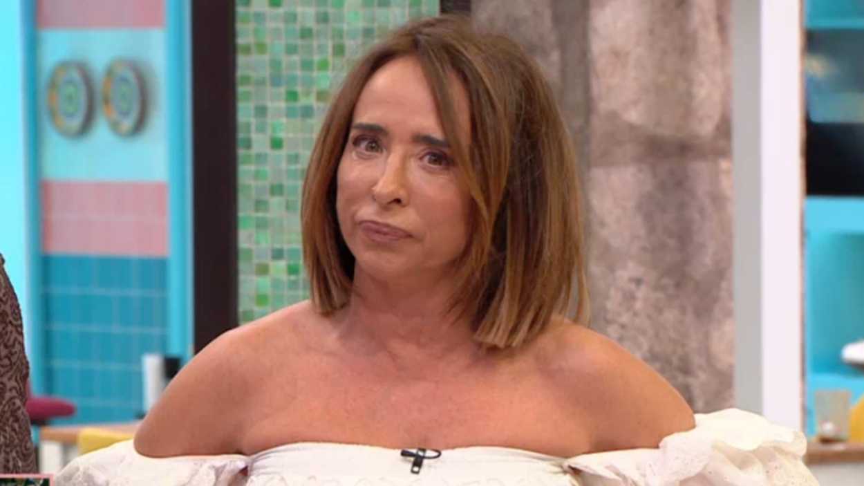María Patiño, en la despedida de 'La familia de la tele'. RTVE