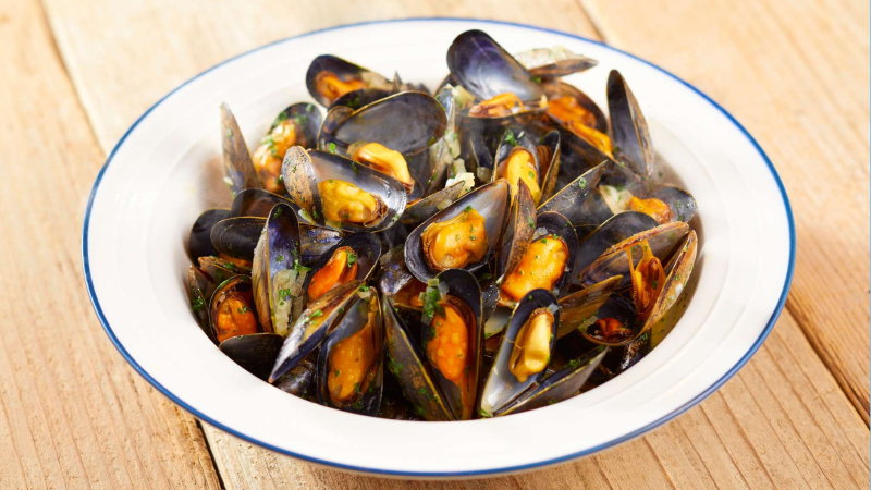 Plato de mejillones Plato de mejillones