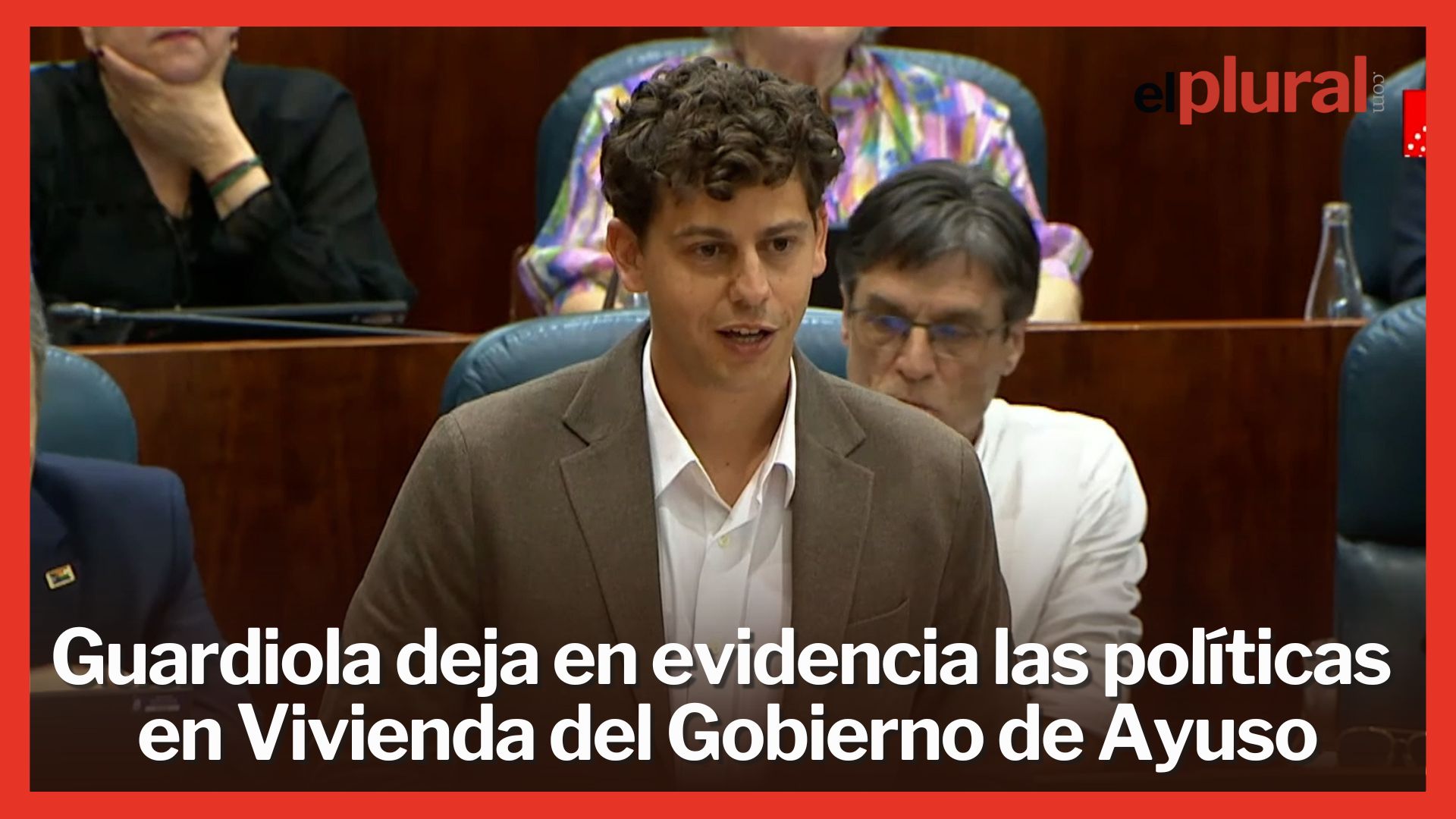 Guardiola (PSOE) deja en evidencia las políticas de Vivienda de Ayuso