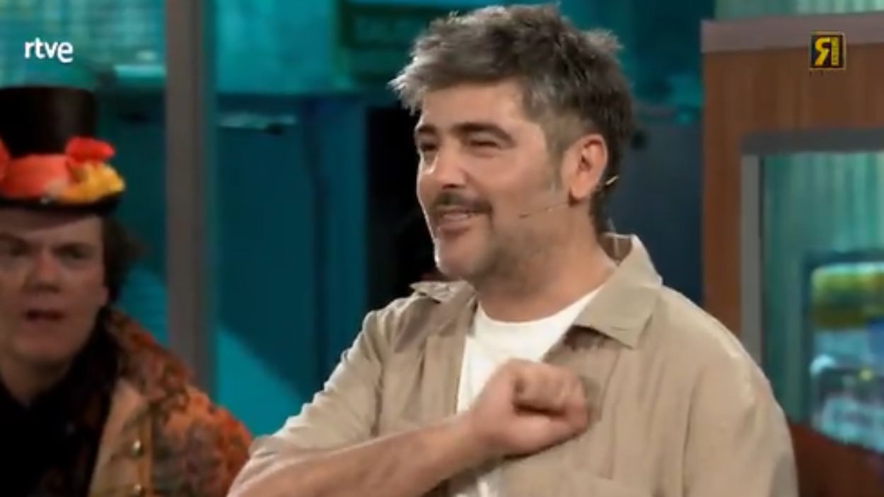 José Muñoz, Estopa, en 'La Revuelta'. TVE