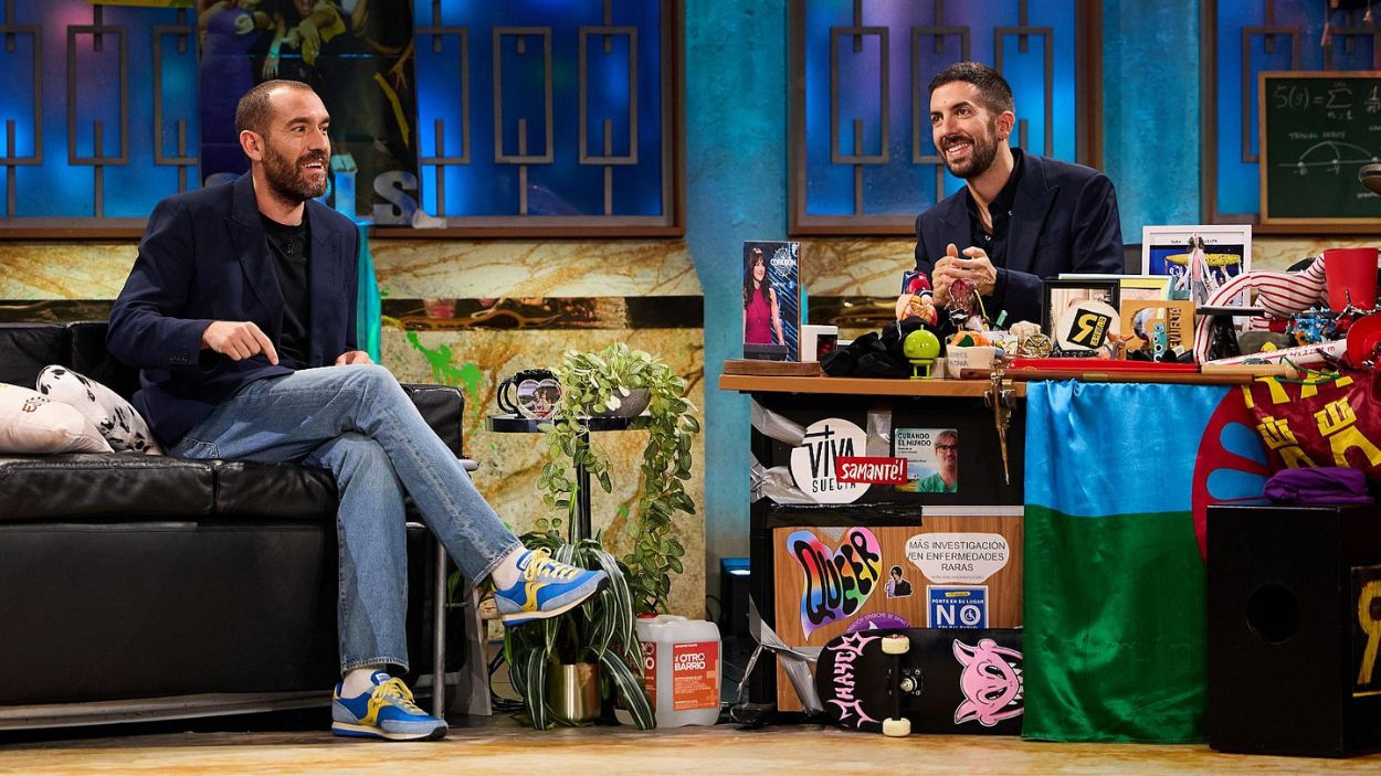 Ponce y Broncano en 'La Revuelta'. TVE