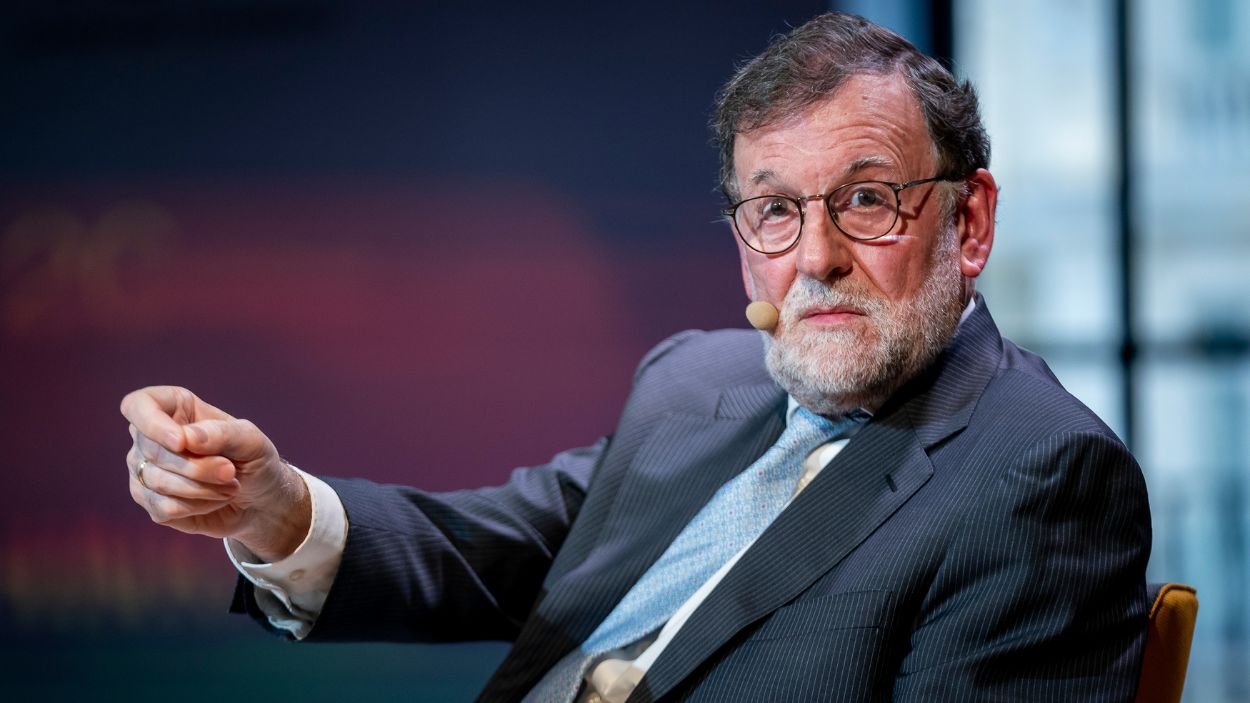 Mariano Rajoy durante la presentación de un acto. EP