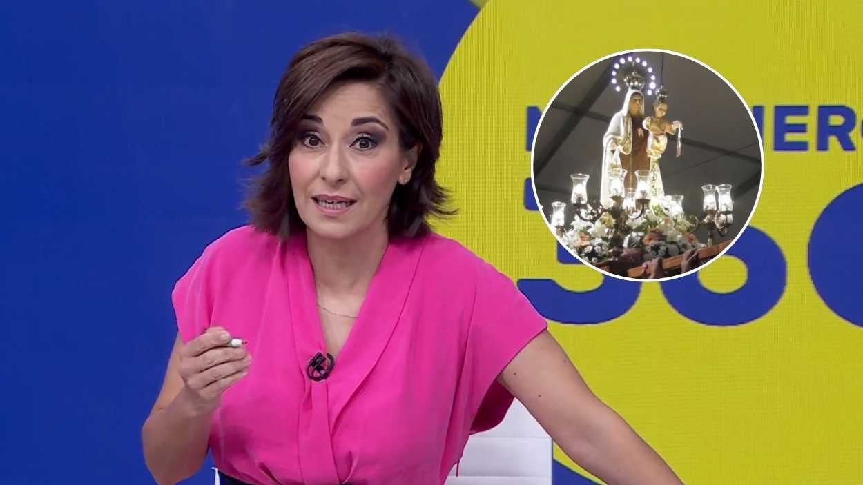 Adela González informa sobre el presunto secuestro de la Virgen de El Carmen. RTVE
