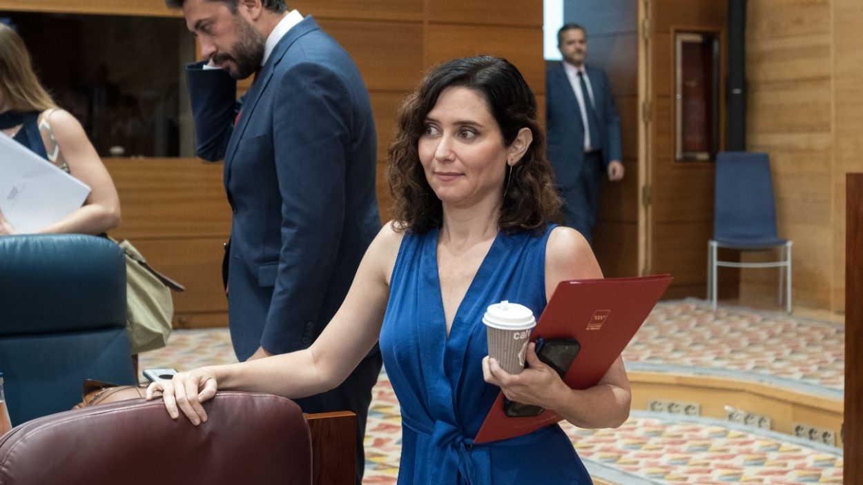 La presidenta de la Comunidad de Madrid, Isabel Díaz Ayuso. EP.