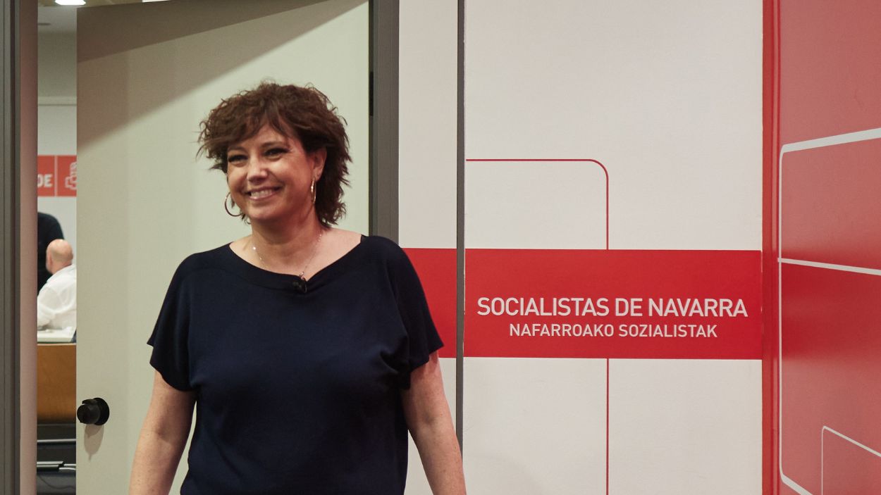 La nueva portavoz de los socialistas en el Parlamento de Navarra, Ainhoa Unzu. EP.