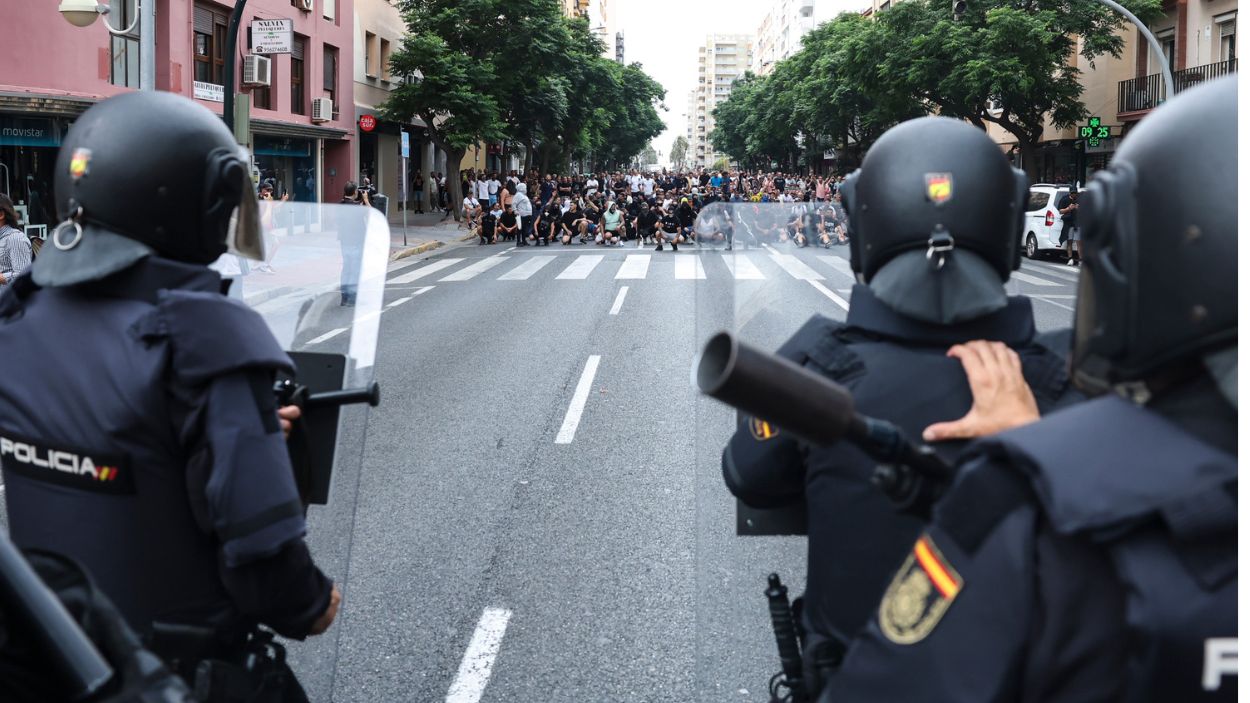 Segundo día de la huelga del metal en Cádiz. EP.