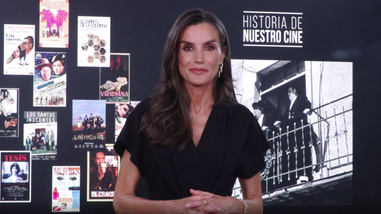 Letizia Ortiz en 'Historia de nuestro cine'. TVE