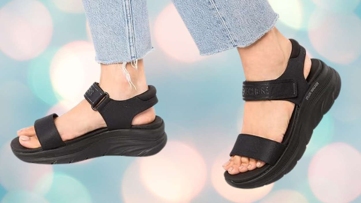 Estas sandalias Skechers son  la mejor compra del año  y tienen todo lo que necesitas para caminar este verano
