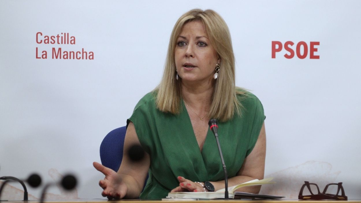 Ana Isabel Abengozar, portavoz del PSOE en las Cortes de Castilla-La Mancha.