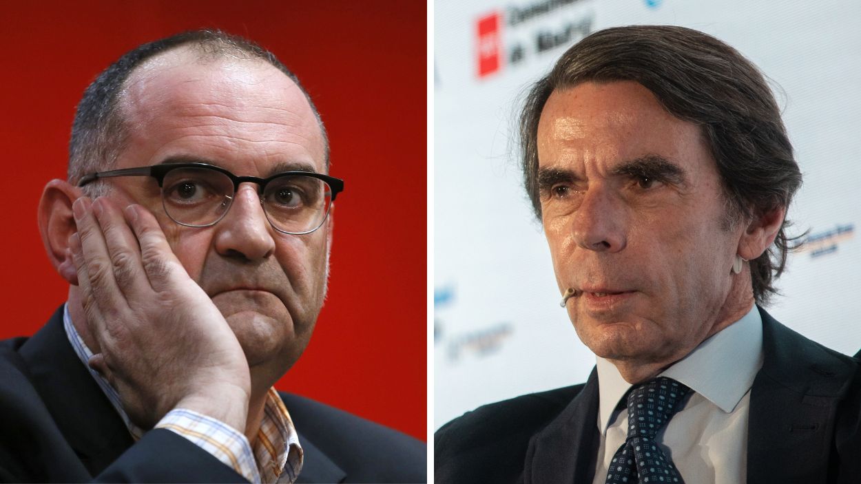 Fotomontaje de Antón Losada y José María Aznar. Elaboración propia.