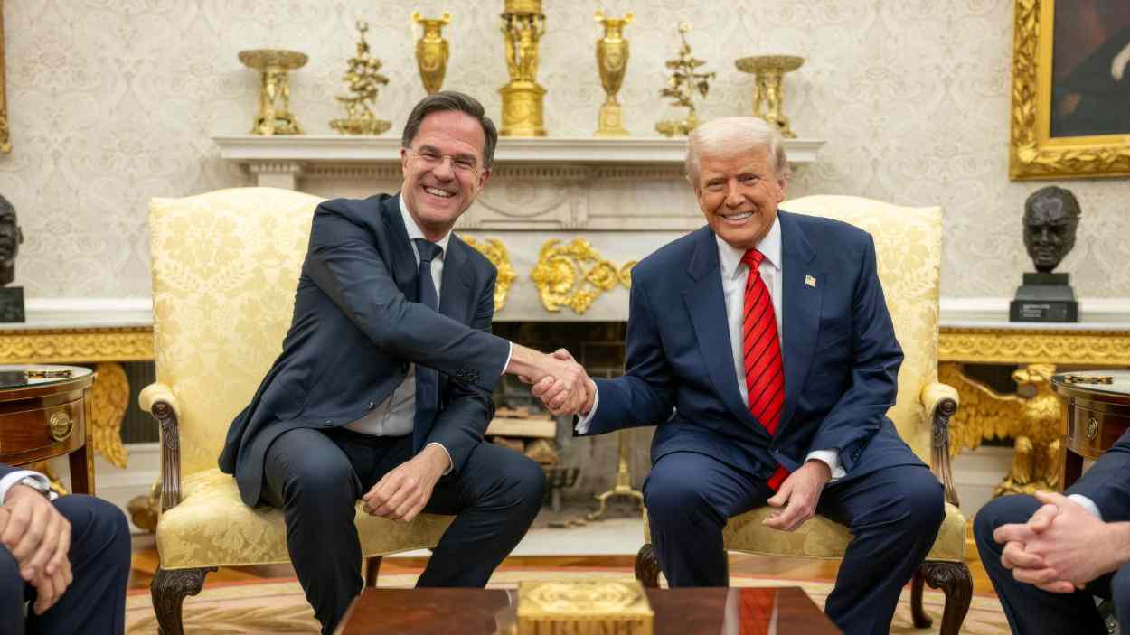 Donald Trump y Mark Rutte. EP