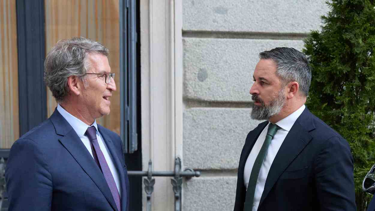 Feijóo y Abascal. EP