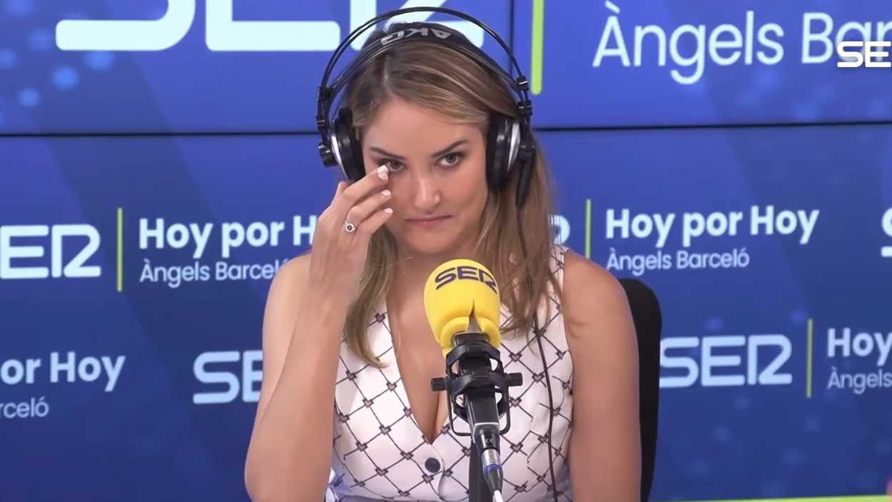 Alba Carrillo se confiesa con Àngels Barceló. Cadena Ser