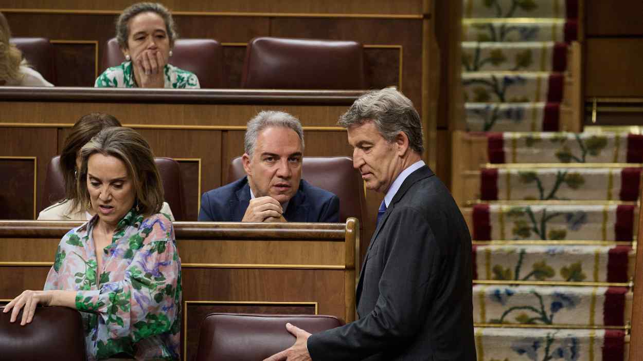 El PP de Feijóo evita defender los intereses de España ante las amenazas de Trump. EP