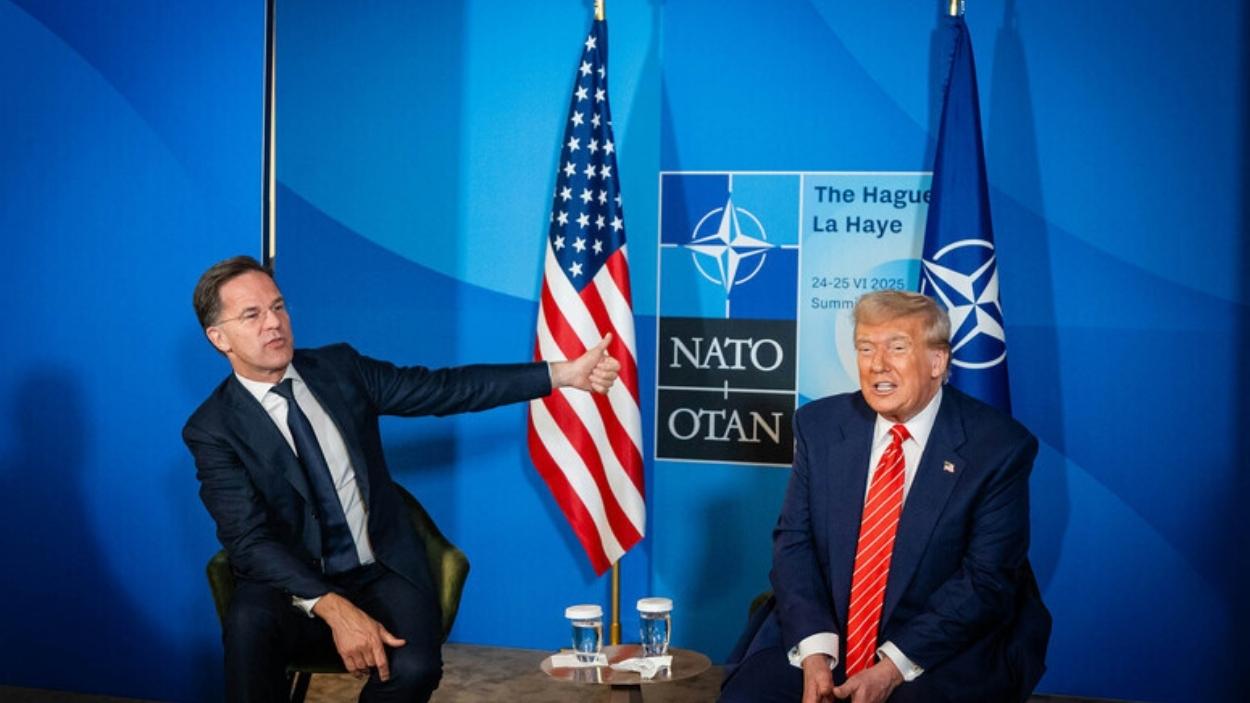 Mark Rutte y Donald Trump. EP. Mark Rutte y Donald Trump. EP.