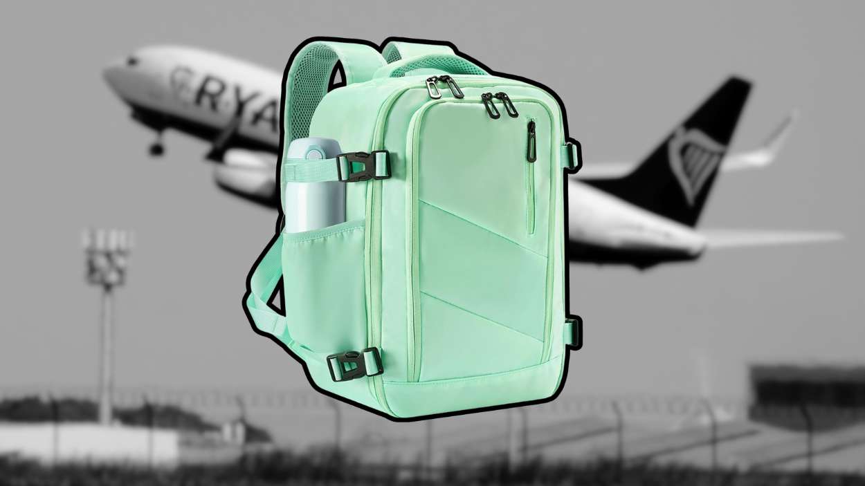 Amazon se vuelve loco y rebaja a 28 euros la mochila para viajar en Ryanair este verano