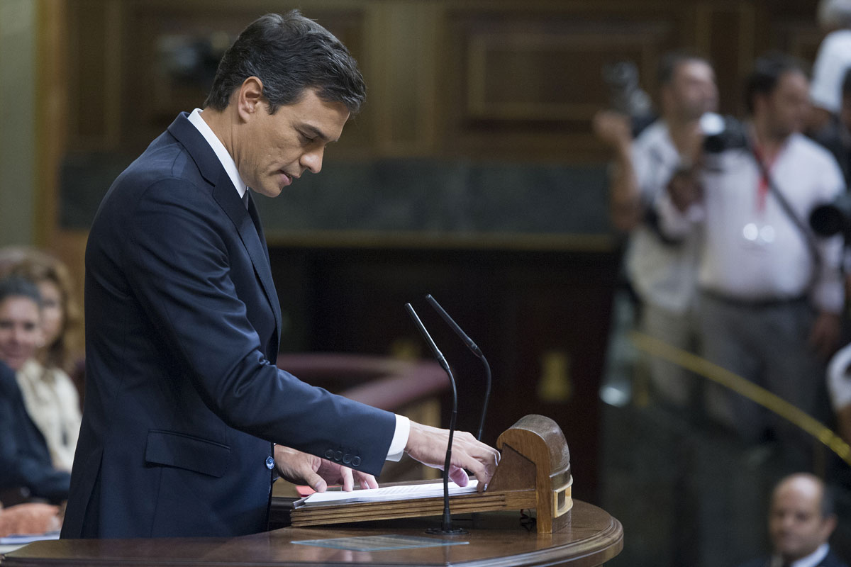 El secretario general del PSOE, Pedro Sánchez