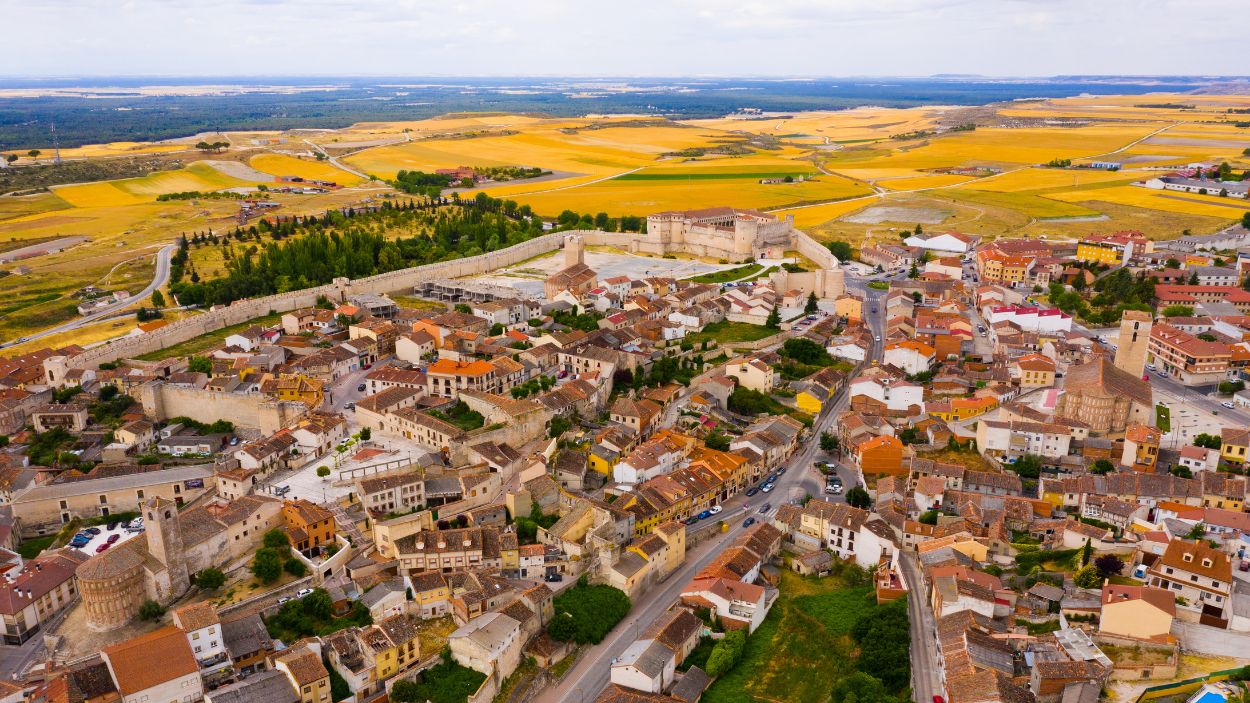 Vista aérea de Cuéllar