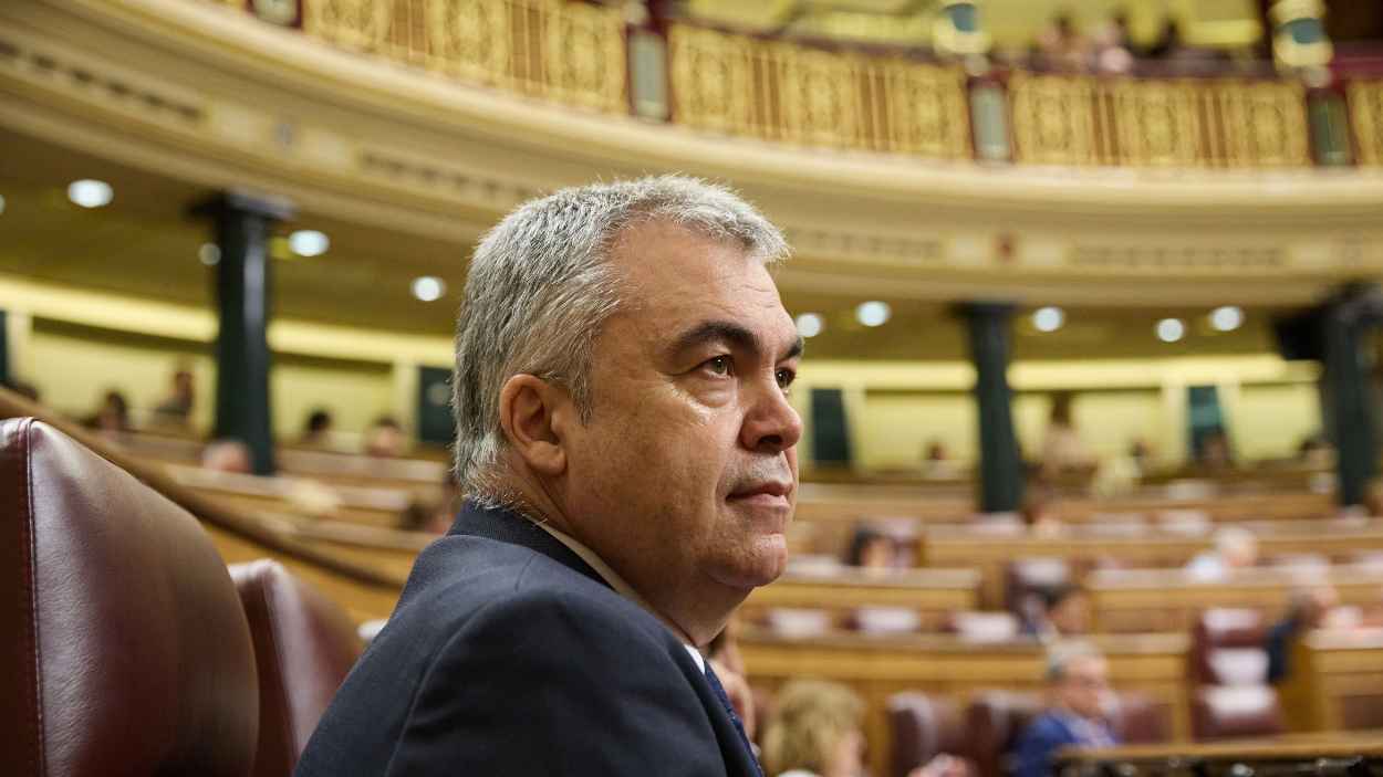 La declaración de Santos Cerdán no será retransmitida. EP