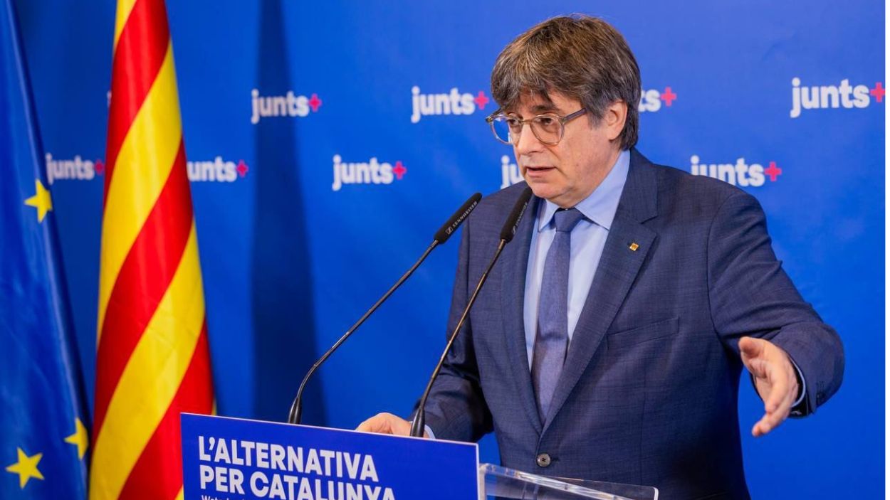 El presidente de Junts, Carles Puigdemont. EP.