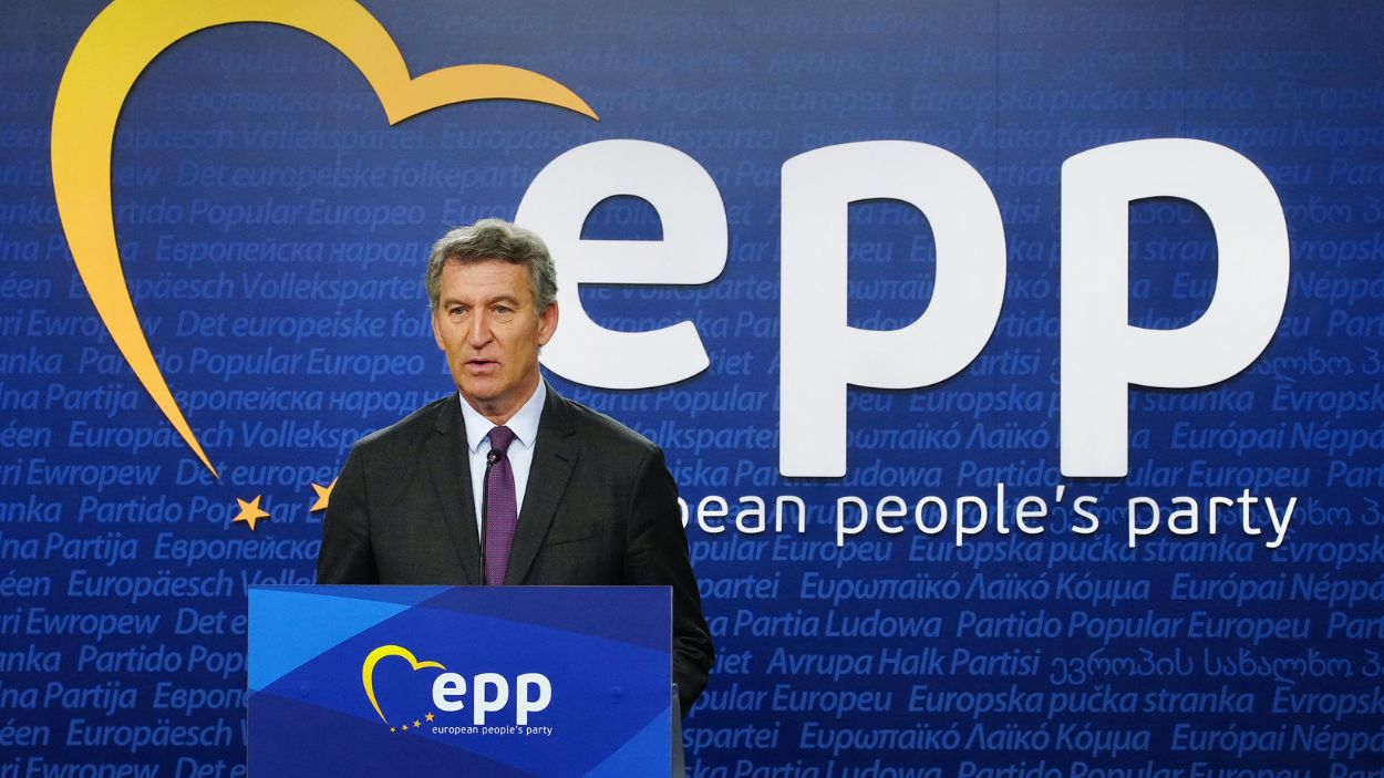 El presidente del PP, Alberto Núñez Feijóo. EP.