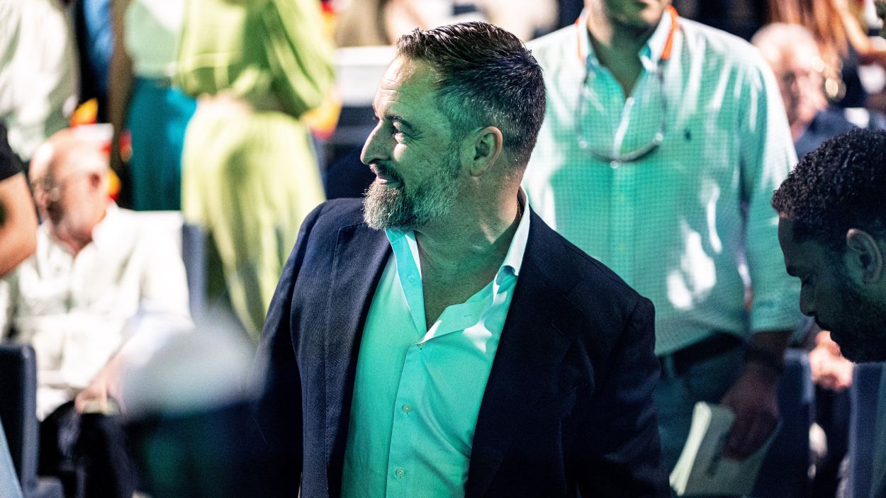El líder de Vox, Santiago Abascal. EP.