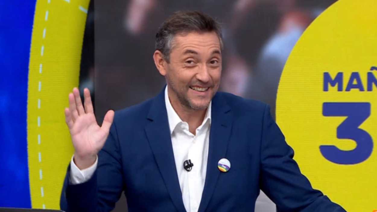 Javier Ruiz, presentador de 'Mañaneros 360' en La 1. RTVE